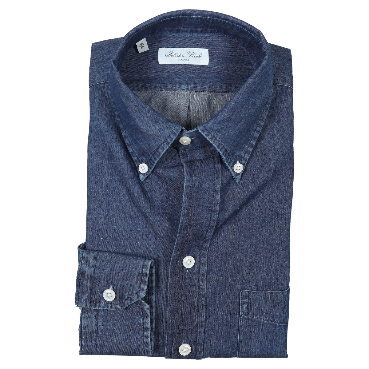 Salvatore Piccolo, Chemise George — Denim stone