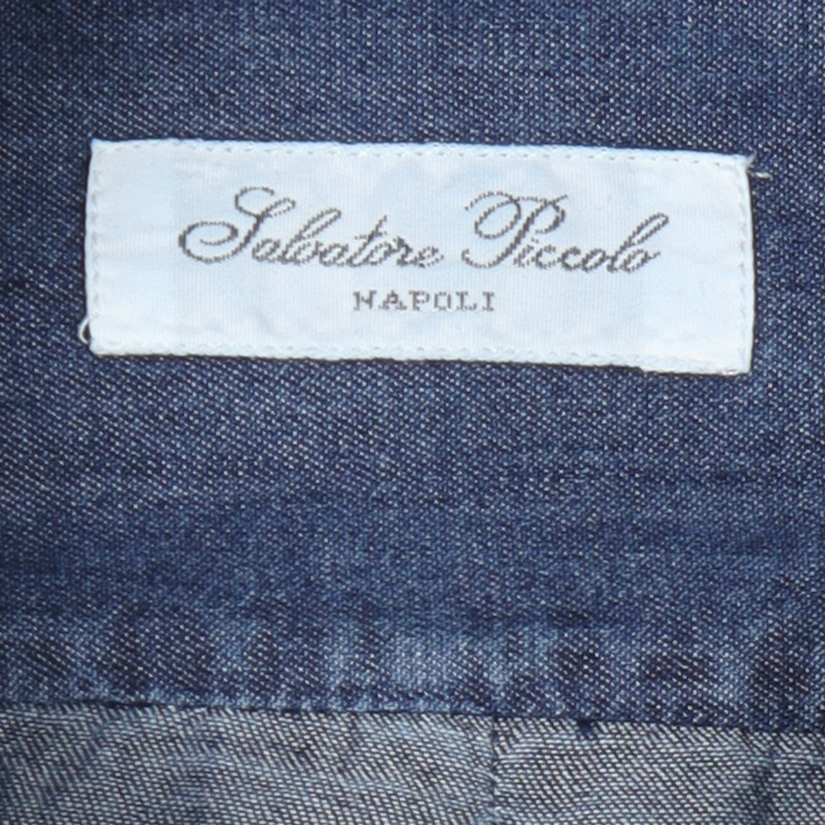 Salvatore Piccolo, Chemise George — Denim stone