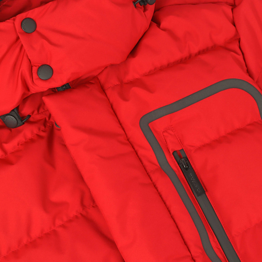 Woolrich, High Tech QUILTED JACKET, Gore-Tex, Rouge