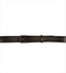 Orciani, Ceinture No Buckle, Cuir lavé, Marron foncé
