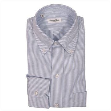 Salvatore Piccolo, Chemise Rayures Bâton, Coton Oxford